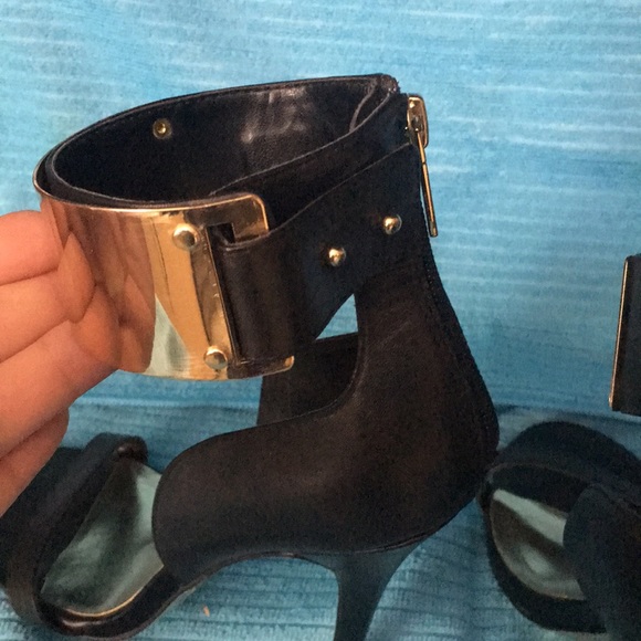 👠 Bebe Black Heels H44 - Picture 5 of 5